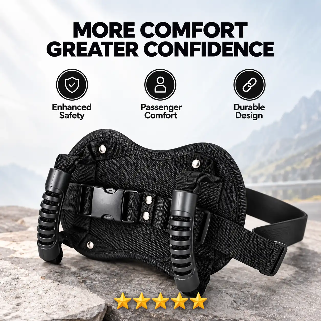 HoldFast Motorcycle Passenger Grip Belt